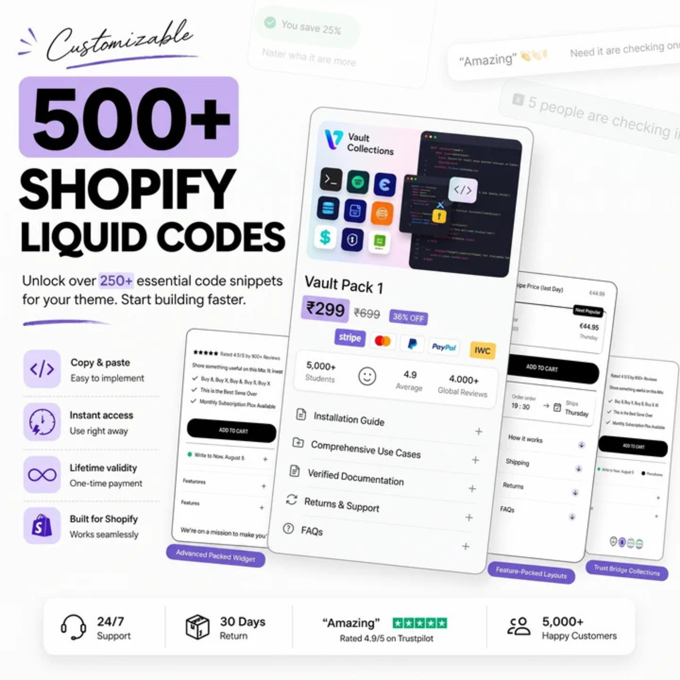 500+ Shopify Ultimate Liquid Code Snippets